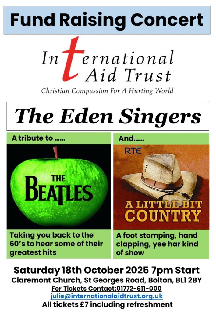 Eden Singers Concert Poster